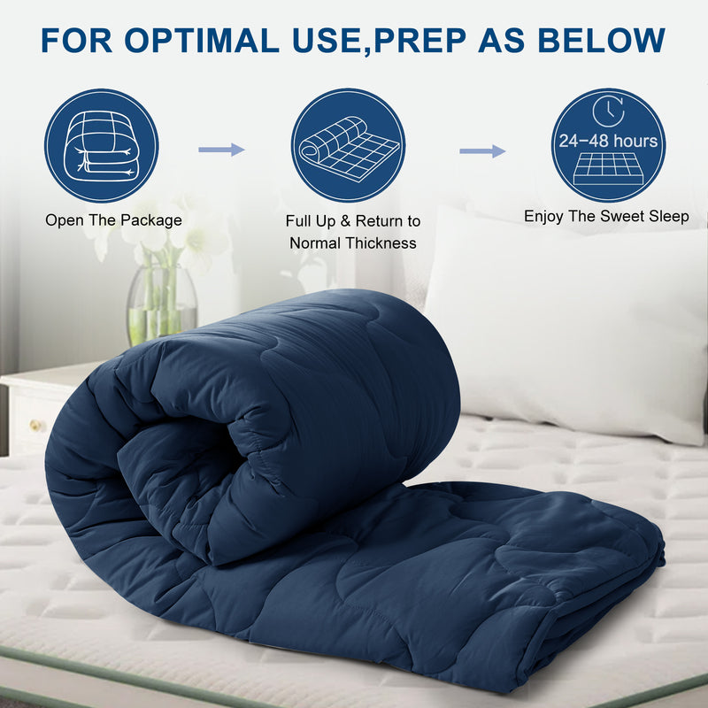 INGALIK Super Soft Mattress Pad Breathable Pillow Top Mattress Cover Fluffy Quilted Fitted Mattress Protector Stretches up 8-21" Deep Pocket Cooling Mattress Topper