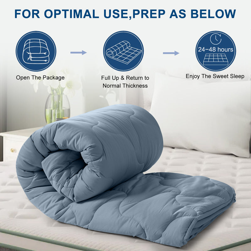INGALIK Super Soft Mattress Pad Breathable Pillow Top Mattress Cover Fluffy Quilted Fitted Mattress Protector Stretches up 8-21" Deep Pocket Cooling Mattress Topper
