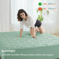INGALIK Super Soft Mattress Pad Breathable Pillow Top Mattress Cover Fluffy Quilted Fitted Mattress Protector Stretches up 8-21" Deep Pocket Cooling Mattress Topper