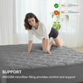 INGALIK Super Soft Mattress Pad Breathable Pillow Top Mattress Cover Fluffy Quilted Fitted Mattress Protector Stretches up 8-21" Deep Pocket Cooling Mattress Topper