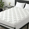 INGALIK Premium Mattress Pad, 400TC Cooling Breathable Bed Topper, Pillow Top Mattress Protector Fitted Cover with 8-21" Deep Pocket
