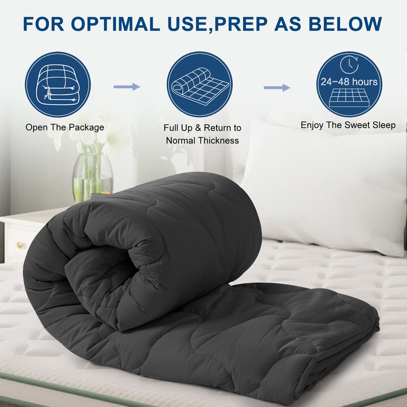 INGALIK Super Soft Mattress Pad Breathable Pillow Top Mattress Cover Fluffy Quilted Fitted Mattress Protector Stretches up 8-21" Deep Pocket Cooling Mattress Topper
