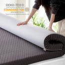 INGALIK 3 inch Gel Infused Memory Foam Mattress Topper, Cooling Bed Topper for Pressure Relief, CertiPUR-US Certified, Removable Cover