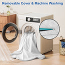 INGALIK 3 inch Gel Infused Memory Foam Mattress Topper, Cooling Bed Topper for Pressure Relief, CertiPUR-US Certified, Removable Cover