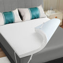 INGALIK 3 inch Gel Infused Memory Foam Mattress Topper, Cooling Bed Topper for Pressure Relief, CertiPUR-US Certified, Removable Cover