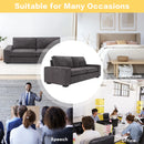 INGALIK Modern Loveseat Sofa for Living Room, Chenille Sofa and Couch with Square Armrests, Removable Sofa Cushions and Detachable Sofa Cover, Easy to Install
