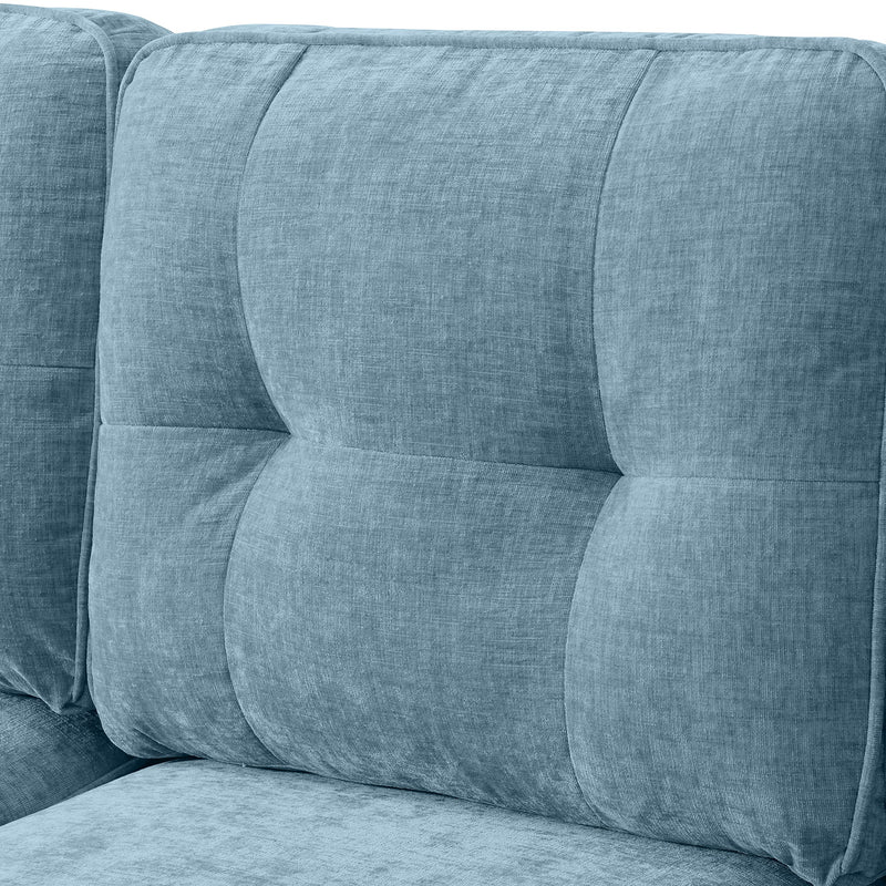 INGALIK Convertible Sectional Sofa Couch, Convertible L Shaped Couch with Reversible Chaise, Sectional Couch for Small Space Apartment, 3 Seater