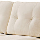 INGALIK Convertible Sectional Sofa Couch, Convertible L Shaped Couch with Reversible Chaise, Sectional Couch for Small Space Apartment, 3 Seater