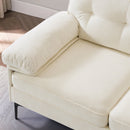 INGALIK Convertible Sectional Sofa Couch, Convertible L Shaped Couch with Reversible Chaise, Sectional Couch for Small Space Apartment, 3 Seater