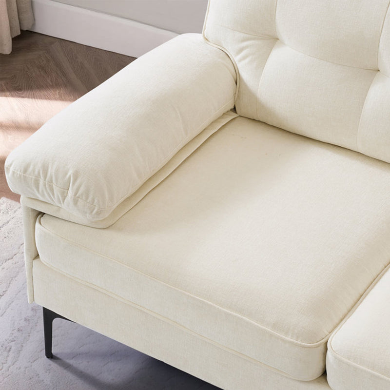 INGALIK Convertible Sectional Sofa Couch, Convertible L Shaped Couch with Reversible Chaise, Sectional Couch for Small Space Apartment, 3 Seater