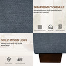 INGALIK 99" Sectional Sofa with Storage Chaise, Oversized L-Shaped Couch, Large Modern Chenille Sofa 3 Seat with Removable Cushion Covers USB Type-C Ports for Living Room