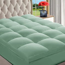 INGALIK Plush Soft Mattress Topper, 400TC Extra Thick Breathable Pad, Cooling Technology, Pressure Relief, 8-21" Deep Elastic Pocket