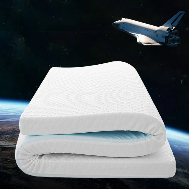 INGALIK 3 inch Gel Memory Foam Mattress Topper, Cooling Bed Topper for Pressure Relief, CertiPUR-US Certified