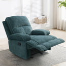 INGALIK Oversized Rocker Recliner Chair for Adults, Ergonomic Recliner Chair with Extra Large Footrest, Comfortable Reclining Chair for Living Room, Beige