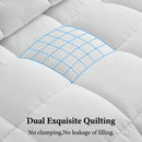 INGALIK Luxury Hotel-Style 3-Piece Queen Comforter Set, Hypoallergenic Quilted Down Alternative, All-Season Duvet Insert, Machine Washable, Corner Tabs