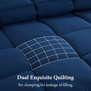 INGALIK Luxury Hotel-Style 3-Piece Queen Comforter Set, Hypoallergenic Quilted Down Alternative, All-Season Duvet Insert, Machine Washable, Corner Tabs