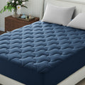 INGALIK Premium 400TC Quilted Mattress Pad, Cooling Breathable Topper, Fitted Thickened Protector, 8-21" Deep Pocket