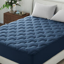 INGALIK Premium 400TC Quilted Mattress Pad, Cooling Breathable Topper, Fitted Thickened Protector, 8-21" Deep Pocket