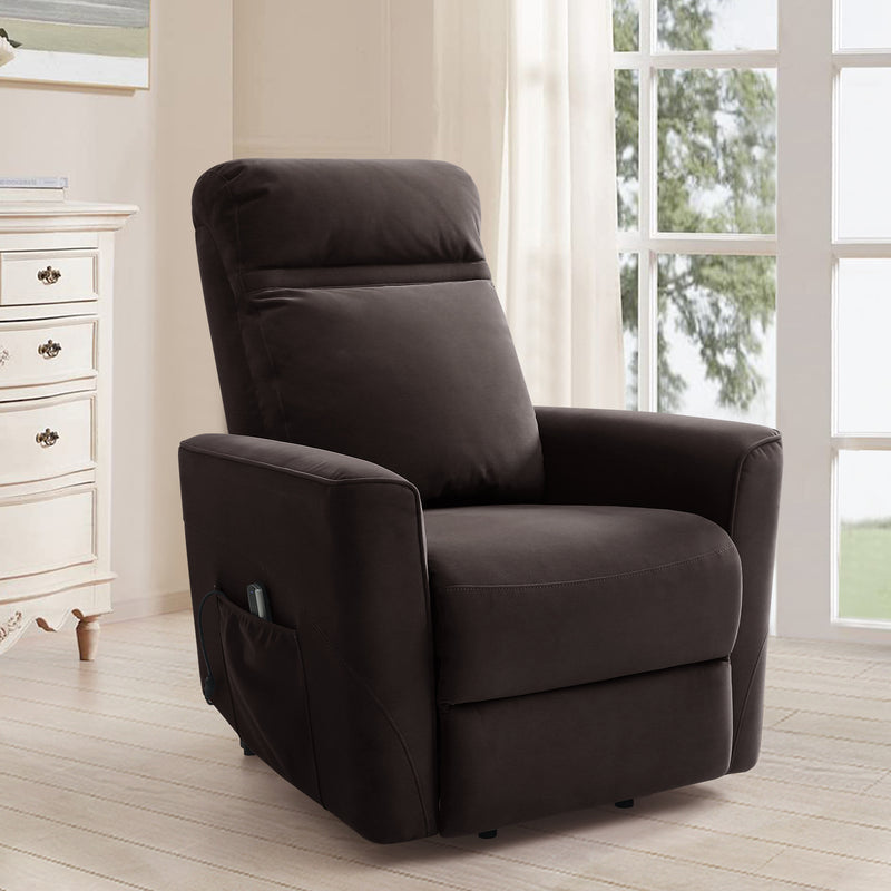 INGALIK Power Lift Recliner for Elderly, lift chairs recliners with Kneading Massage, Side Pocket, lift chair for Living room, Beige