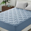 INGALIK Premium 400TC Quilted Mattress Pad, Cooling Breathable Topper, Fitted Thickened Protector, 8-21" Deep Pocket