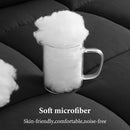 INGALIK Luxury Hotel-Style 3-Piece Queen Comforter Set, Hypoallergenic Quilted Down Alternative, All-Season Duvet Insert, Machine Washable, Corner Tabs