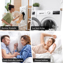 INGALIK Luxury Hotel-Style 3-Piece Queen Comforter Set, Hypoallergenic Quilted Down Alternative, All-Season Duvet Insert, Machine Washable, Corner Tabs