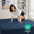 INGALIK Premium 400TC Quilted Mattress Pad, Cooling Breathable Topper, Fitted Thickened Protector, 8-21" Deep Pocket