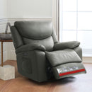 INGALIK Power Recliner Chair, Rocker Recliner with 270 Degree Swivel, USB Ports, Comfy Glider Recliner Chairs for Living room, Dark Gray