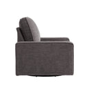 INGALIK Swivel Accent Chair, 40.2"W Oversize Chenille Accent Armchair with Storage Bag, Modern Comfortable Chair for Living Room, Bedroom, Home, Club