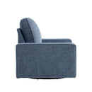 INGALIK Swivel Accent Chair, 40.2"W Oversize Chenille Accent Armchair with Storage Bag, Modern Comfortable Chair for Living Room, Bedroom, Home, Club