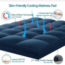 INGALIK Plush Soft Mattress Topper, 400TC Extra Thick Breathable Pad, Cooling Technology, Pressure Relief, 8-21" Deep Elastic Pocket