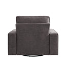 INGALIK Swivel Accent Chair, 40.2"W Oversize Chenille Accent Armchair with Storage Bag, Modern Comfortable Chair for Living Room, Bedroom, Home, Club