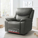 INGALIK Power Recliner Chair, Rocker Recliner with 270 Degree Swivel, USB Ports, Comfy Glider Recliner Chairs for Living room, Dark Gray