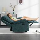 INGALIK Oversized Rocker Recliner Chair for Adults, Ergonomic Recliner Chair with Extra Large Footrest, Comfortable Reclining Chair for Living Room, Beige