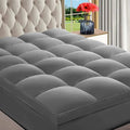 INGALIK Mattress Topper, 400TC Extra Thick Cooling Mattress Pad, Fluffy Soft Pillow Top Mattress Cover Stretches up 8-21" Deep Pocket, Pressure Relief, Hypoallergenic