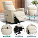 INGALIK Power Lift Recliner for Elderly, lift chairs recliners with Kneading Massage, Side Pocket, lift chair for Living room, Beige