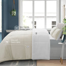 INGALIK  Sherpa Comforter Set, Soft Quilted Down Alternative Comforter Reversible Duvet with 2 Pillowcases, Plush Warm Fall Winter 3 Piece Bedding Sets