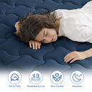 INGALIK Premium 400TC Quilted Mattress Pad, Cooling Breathable Topper, Fitted Thickened Protector, 8-21" Deep Pocket