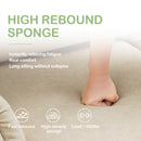 INGALIK 45" Modern Loveseat Sofa, 2 Seater Fabric Sofa Couch with Removable Upholstered, Tapered Metal Legs, Deep Seated Sofa for Small Space, Living Room, Apartment, Beige