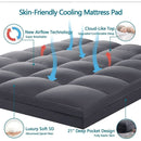 INGALIK Plush Soft Mattress Topper, 400TC Extra Thick Breathable Pad, Cooling Technology, Pressure Relief, 8-21" Deep Elastic Pocket