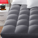 INGALIK Plush Soft Mattress Topper, 400TC Extra Thick Breathable Pad, Cooling Technology, Pressure Relief, 8-21" Deep Elastic Pocket