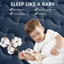 INGALIK Premium 400TC Quilted Mattress Pad, Cooling Breathable Topper, Fitted Thickened Protector, 8-21" Deep Pocket