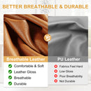 INGALIK 41" Breathable Leather Dual Motor Power Lift Recliner Chair With Heating And Massage, Lay Flat Electric Recliner Lift Assist Recliner For The Elderly