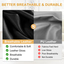 INGALIK 41" Breathable Leather Dual Motor Power Lift Recliner Chair With Heating And Massage, Lay Flat Electric Recliner Lift Assist Recliner For The Elderly