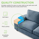 INGALIK 98.4" Convertible Sectional Sofa, L Shaped Sectional Couch with Reversible Chaise, Sleeper Couch with Storage Space and USB Charging Ports for Living Room