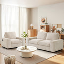 INGALIK Modern Modular Couch Sofa with Seats Storage, Sectional Couch with W/Deep Seat, Comfy Chenille Loveseat Sofa for Living Room, Side Pockets, USB Port, Removable Cover