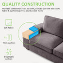 INGALIK 98.4" Convertible Sectional Sofa, L Shaped Sectional Couch with Reversible Chaise, Sleeper Couch with Storage Space and USB Charging Ports for Living Room