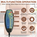 INGALIK Power Lift Recliner Chair Dual Motor, Electric Leather Recliner for Elderly with Heat and Massage, Lay Flat Assist Recliner with Side Pocket, Cup Holders