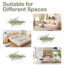 INGALIK 45" Modern Loveseat Sofa, 2 Seater Fabric Sofa Couch with Removable Upholstered, Tapered Metal Legs, Deep Seated Sofa for Small Space, Living Room, Apartment, Beige