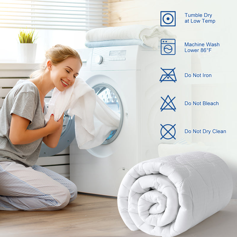 INGALIK Premium 400TC Quilted Mattress Pad, Cooling Breathable Topper, Fitted Thickened Protector, 8-21" Deep Pocket